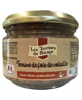Паштет Les Terrines du Bocage из куриной печени и грибами 180г