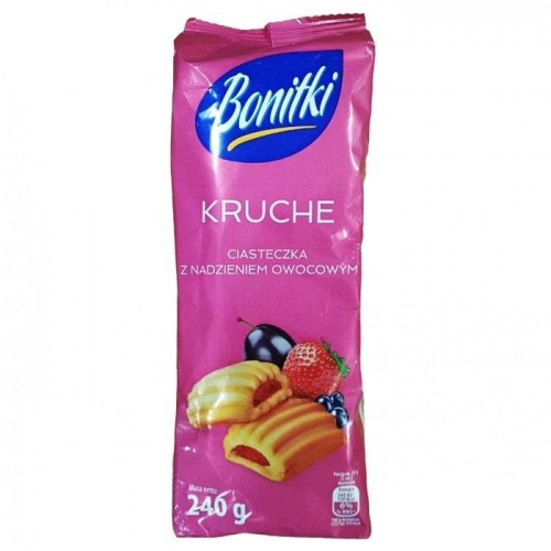 Печиво Bonitki з фруктовим джемом 240 г Печиво Bonitki з фруктовим джемом 240 г