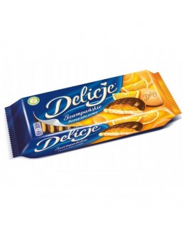 Печенье Delicje с апельсином 147г Печенье Delicje с апельсином 147г