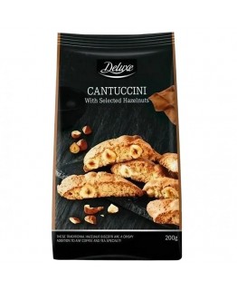 Печиво Deluxe cantuccini з фундуком 200 г