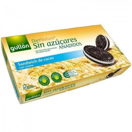 Печенье Gullon Diet nature сэндвич из какао без сахара 210г Печенье Gullon Diet nature сэндвич из какао без сахара 210г