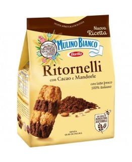 Печенье песочное Mulino Bianco Ritornelli с какао и миндалем 700 г Печенье песочное Mulino Bianco Ritornelli с какао и миндалем 700 г