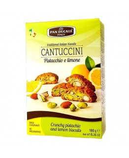 Печиво Pan Ducale cantuccini з мигдалем та фісташками 180 г Печиво Pan Ducale cantuccini з мигдалем та фісташками 180 г