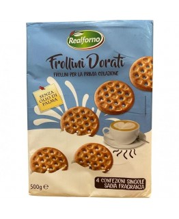 Печенье Realforno Frollini Dorati 500г Печенье Realforno Frollini Dorati 500г