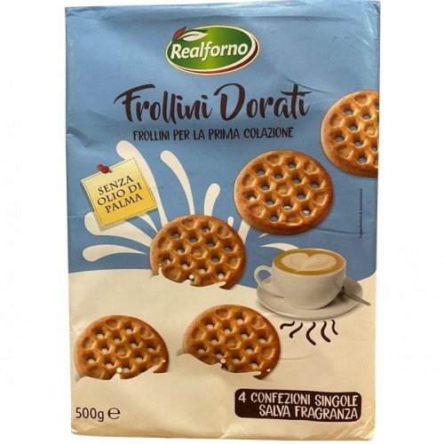 Печенье Realforno Frollini Dorati 500г Печенье Realforno Frollini Dorati 500г