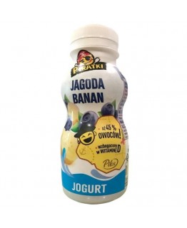 Питьевой йогурт Piratki jagoda & banan 200 г Питьевой йогурт Piratki jagoda & banan 200 г