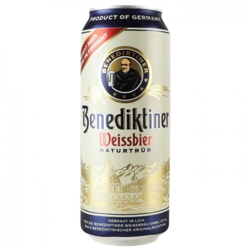 Пиво светлое Benediktiner Weissbier 5.4% 500 мл Пиво светлое Benediktiner Weissbier 5.4% 500 мл