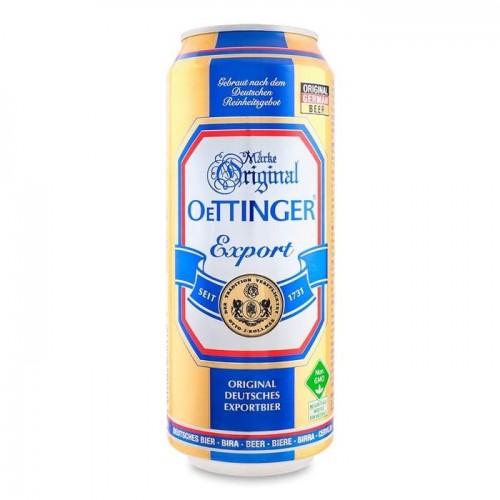 Пиво светлое Oettinger export 0.5 л Пиво светлое Oettinger export 0.5 л
