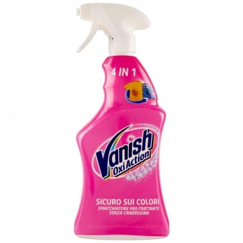 Пятновыводитель Vanish Oxi Action для цветных тканей спрей 725мл Пятновыводитель Vanish Oxi Action для цветных тканей спрей 725мл