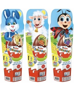 Подарочный набор Kinder Uberraschung (4 яйца) 80 г