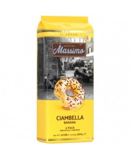 Пончик Maestro Massimo Ciambella Banana 300г Пончик Maestro Massimo Ciambella Banana 300г