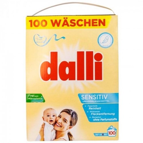 Порошок для стирки детских вещей Dalli Sensitiv 100 стирок 6,5 кг Порошок для стирки детских вещей Dalli Sensitiv 100 стирок 6,5 кг