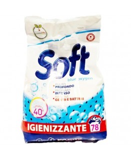 Порошок Soft blue oxygen дезинфицирующий 78 стирок 3.9 кг