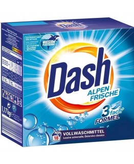 Стиральный порошок Dash Alpen Frische 18 стирок 1170 г