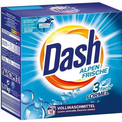 Стиральный порошок Dash Alpen Frische 18 стирок 1170 г Стиральный порошок Dash Alpen Frische 18 стирок 1170 г