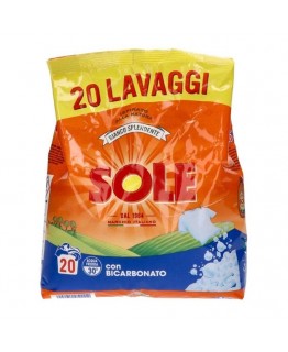 Стиральный порошок SOLE con bicarbonato для белого 20 стирок 1.3 кг Стиральный порошок SOLE con bicarbonato для белого 20 стирок 1.3 кг