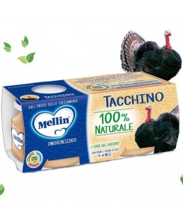 Пюре Mellin мясо индейки (с 4 мес.) 80г
