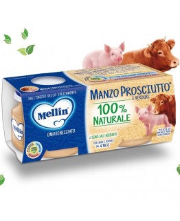 Пюре Mellin з яловичини та свинини (з 4 міс) 80г