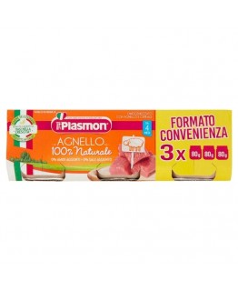 Пюре Plasmon баранина от 4 месяцев 80 г