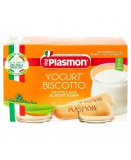 Детское пюре Plasmon печенье и йогурт от 6 месяцев 120г