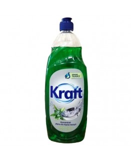 Жидкость для мытья посуды Kraft мята и чай 850мл Жидкость для мытья посуды Kraft мята и чай 850мл