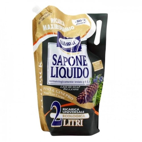 Жидкое мыло Milmil Sapone Liquido pino & ginepro 2л Жидкое мыло Milmil Sapone Liquido pino & ginepro 2л