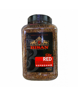 Рис Bisan нешлифованный красный 800г