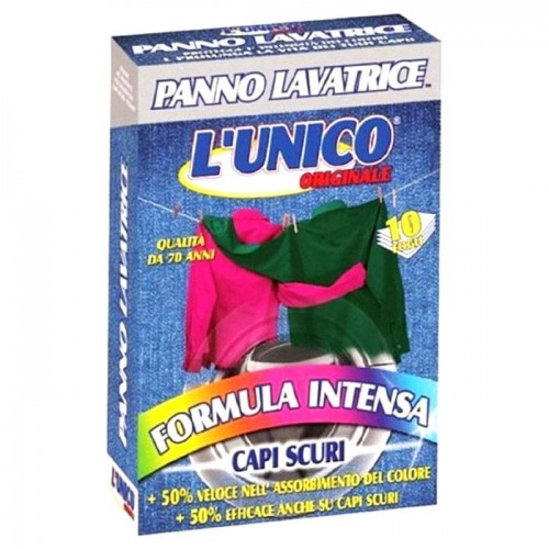 Салфетки L'unico Panno Lavatrice для защиты цвета темного белья 10 шт Салфетки L'unico Panno Lavatrice для защиты цвета темного белья 10 шт