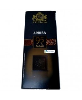 Шоколад чорний J.D.Gross Arriba 95% cacao 125г Шоколад чорний J.D.Gross Arriba 95% cacao 125г