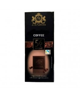 Шоколад черный JD Gross Coffee 56% какао 125г