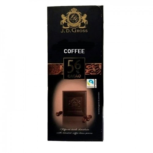 Шоколад черный JD Gross Coffee 56% какао 125г Шоколад черный JD Gross Coffee 56% какао 125г