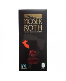 Шоколад черный Moser roth 64% какао Перу 100г Шоколад черный Moser roth 64% какао Перу 100г