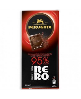 Шоколад черный Perugina 95% cacao без глютена 85 г Шоколад черный Perugina 95% cacao без глютена 85 г