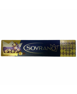 Шоколад черный Sovrano с лесными орехами 250г