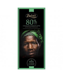 Шоколад черный Zaini 80% какао 75г
