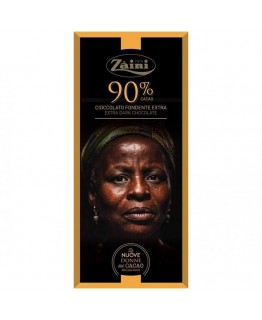 Шоколад черный Zaini 90% какао 75г