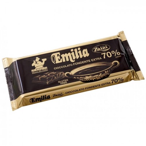 Шоколад чорний Zaini Emilia 70% 400 г Шоколад чорний Zaini Emilia 70% 400 г
