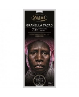 Шоколад черный Zaini Granella Cacao 70% 75г