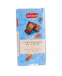 Шоколад Dolciando молочный с солью 180г