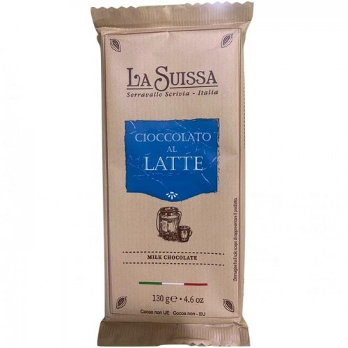 Шоколад La Suissa cioccolato al latte 130г Шоколад La Suissa cioccolato al latte 130г