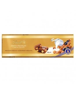 Шоколад Lindt молочный с лесным орехом 300г