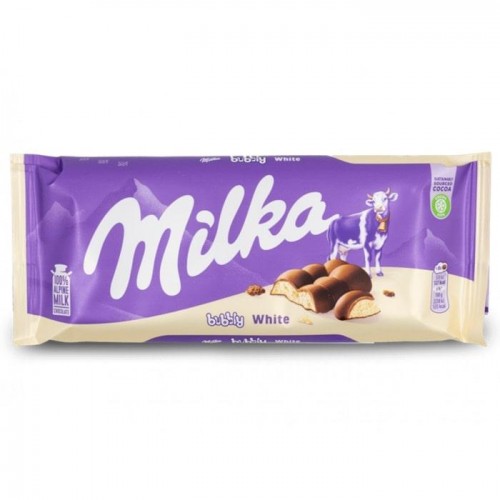 Шоколад Milka Bubbly white 100 г Шоколад Milka Bubbly white 100 г