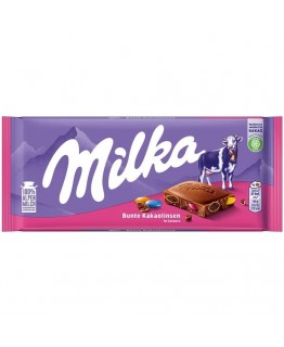 Шоколад Milka Bunte Kakaolinsen 100г