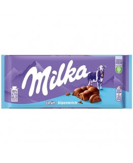 Шоколад Milka Luflee Alpenmilch 100г Шоколад Milka Luflee Alpenmilch 100г