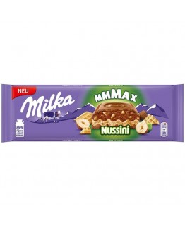 Шоколад Milka nussini с вафлей и лесным орехом 270г Шоколад Milka nussini с вафлей и лесным орехом 270г