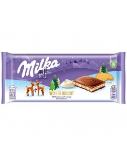 Шоколад Milka winter biscuit 100 г