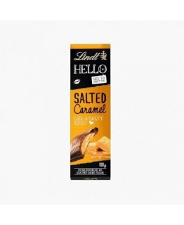Шоколад молочний Lindt Hello солона карамель 100г Шоколад молочний Lindt Hello солона карамель 100г