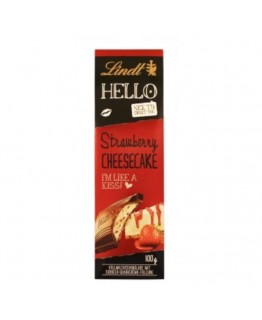 Шоколад молочный Lindt Hello с клубничным чизкейком 100г