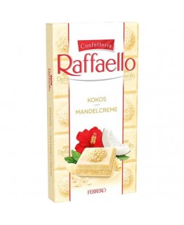 Шоколад Raffaello белый кокос и миндальный крем 90г