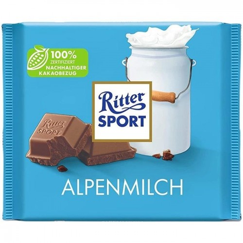 Шоколад Ritter Sport alpenmilch 250 г Шоколад Ritter Sport alpenmilch 250 г